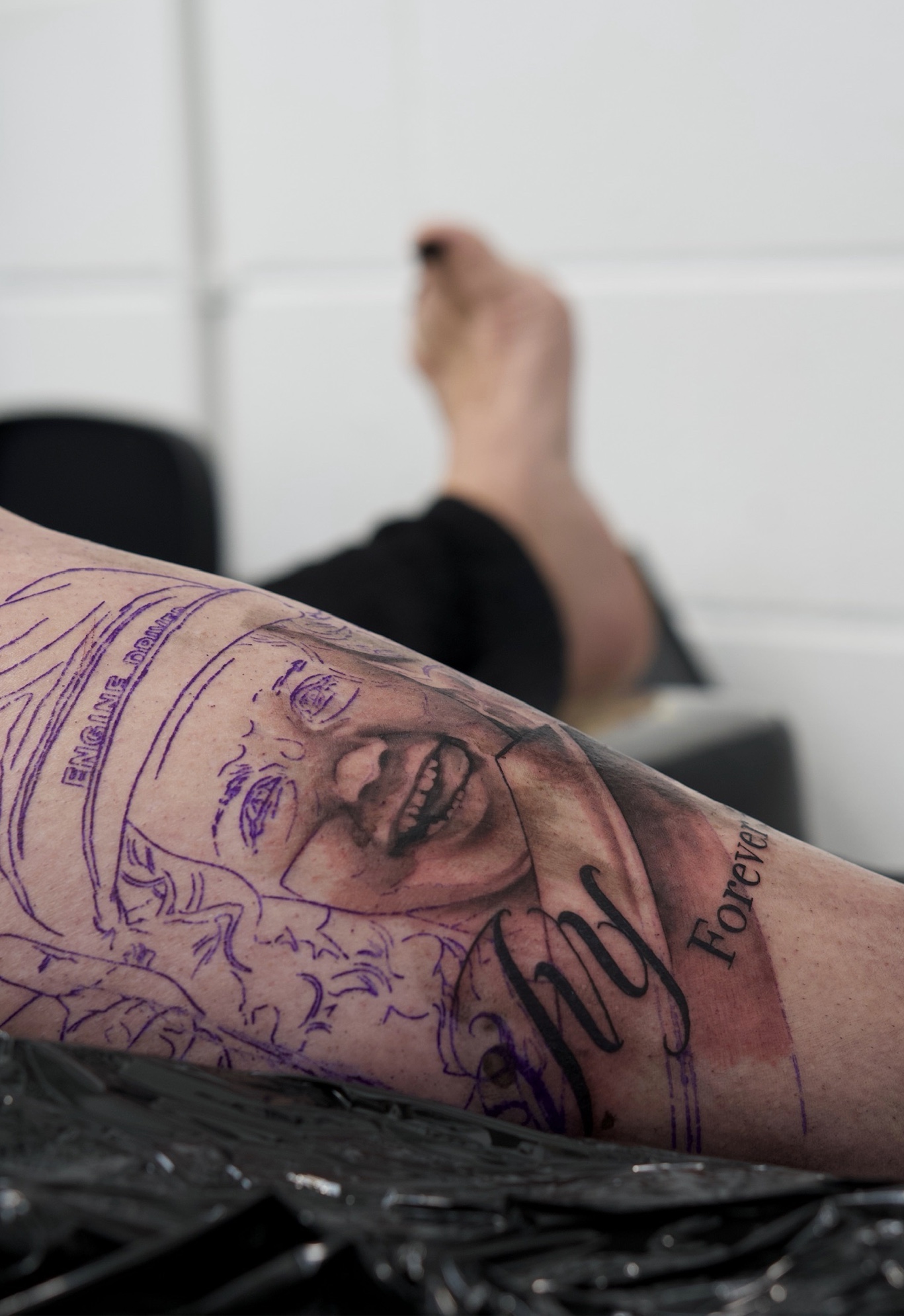 the first life project tattoo — in progress