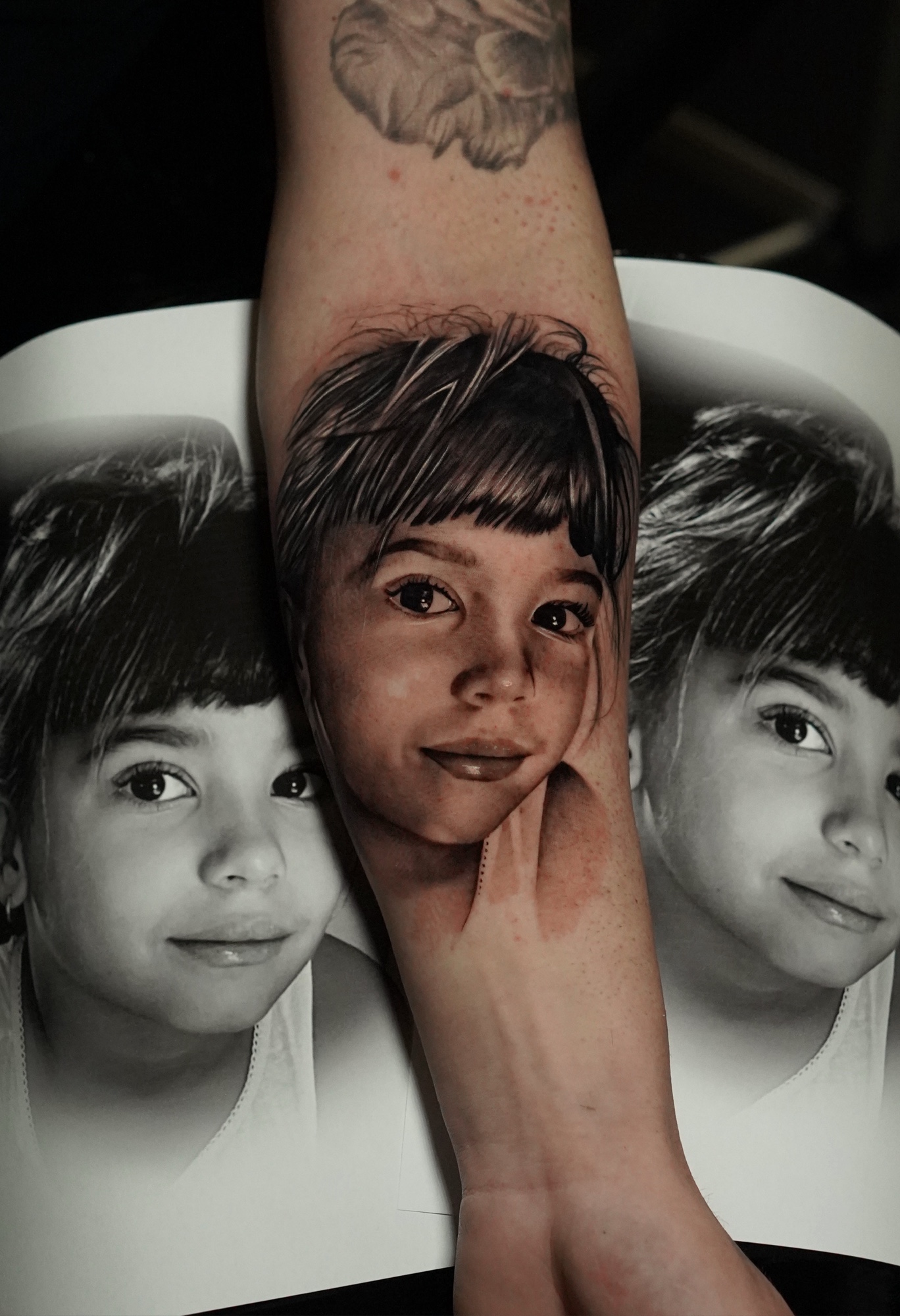 jason tattooing the first life project piece