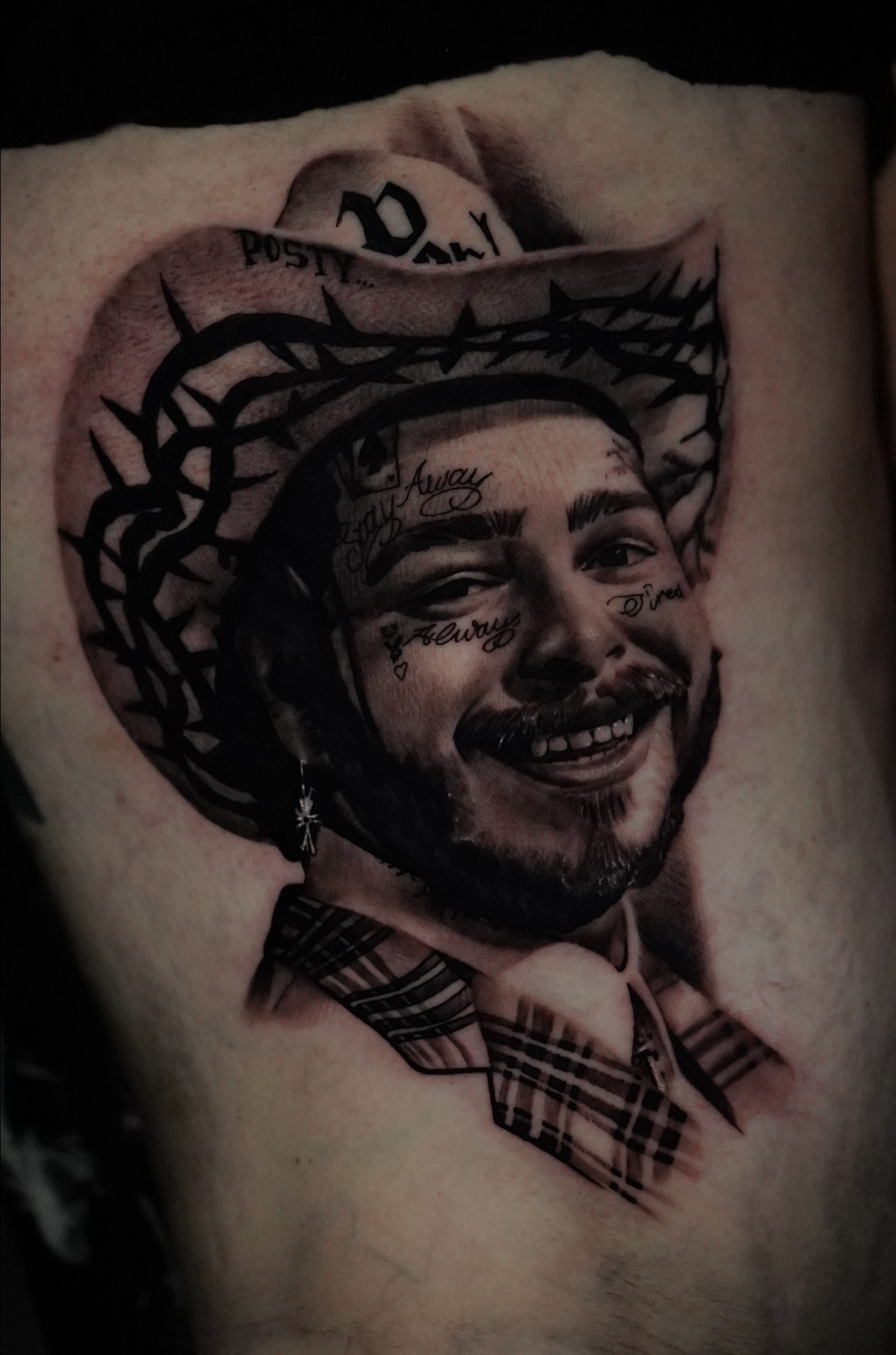 black and grey tattoo by jason sinclair